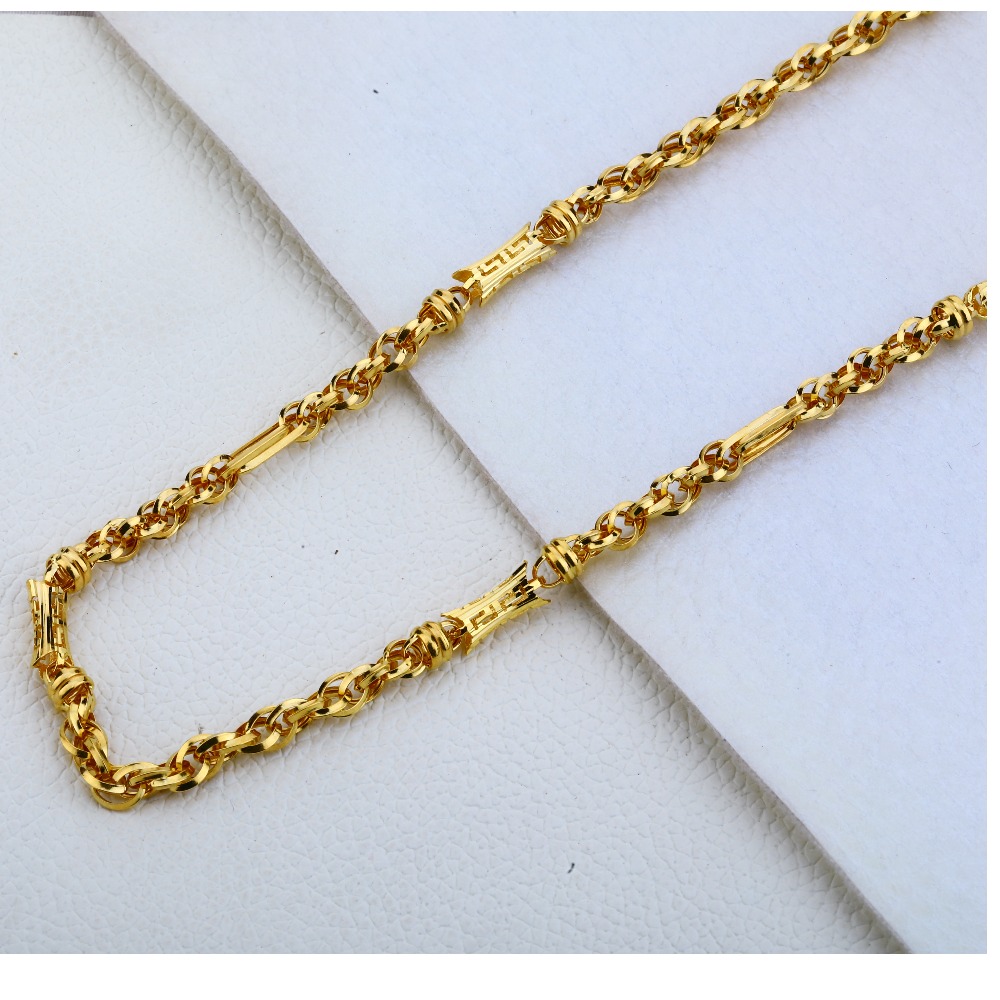 916 gold Hallmark  Stylish Choco Chain MCH188