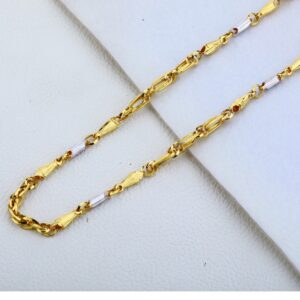 916 Gold Hallmark  Stylish Choco Chain MCH181