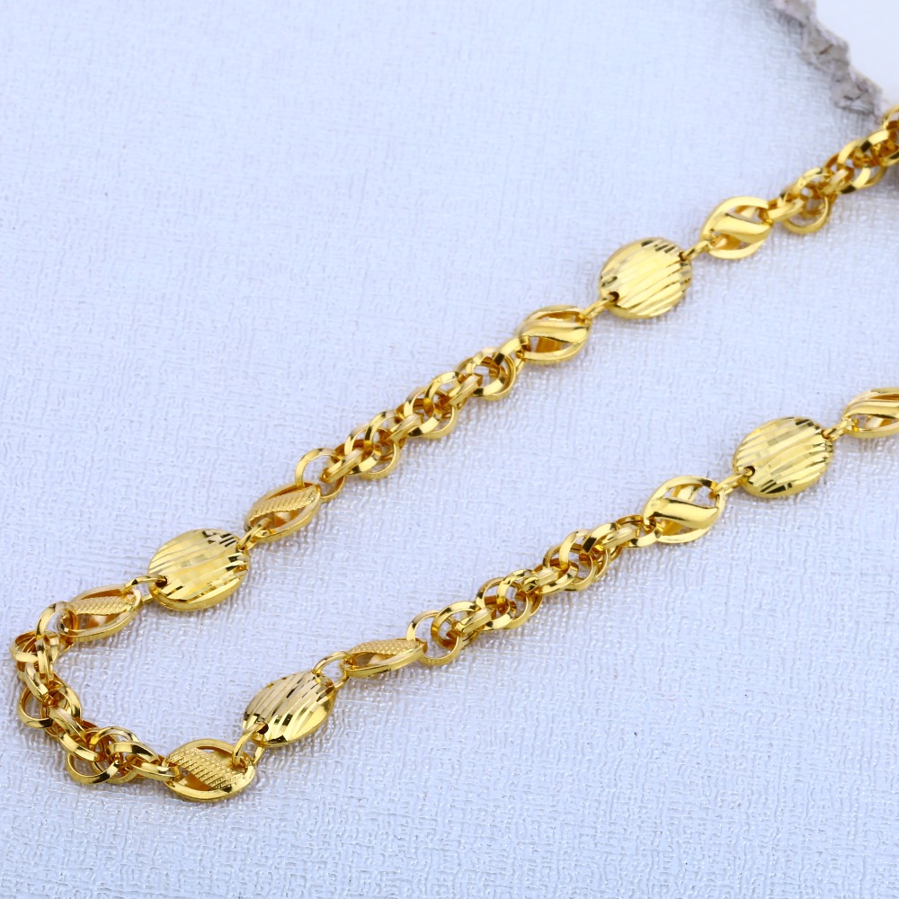 916 gold Designer Choco Chain MCH61 - Image 2