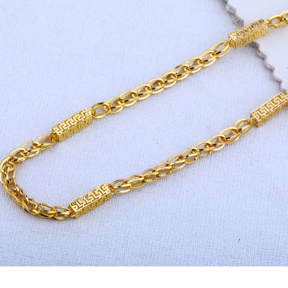 916 gold mens choco chain mCH60