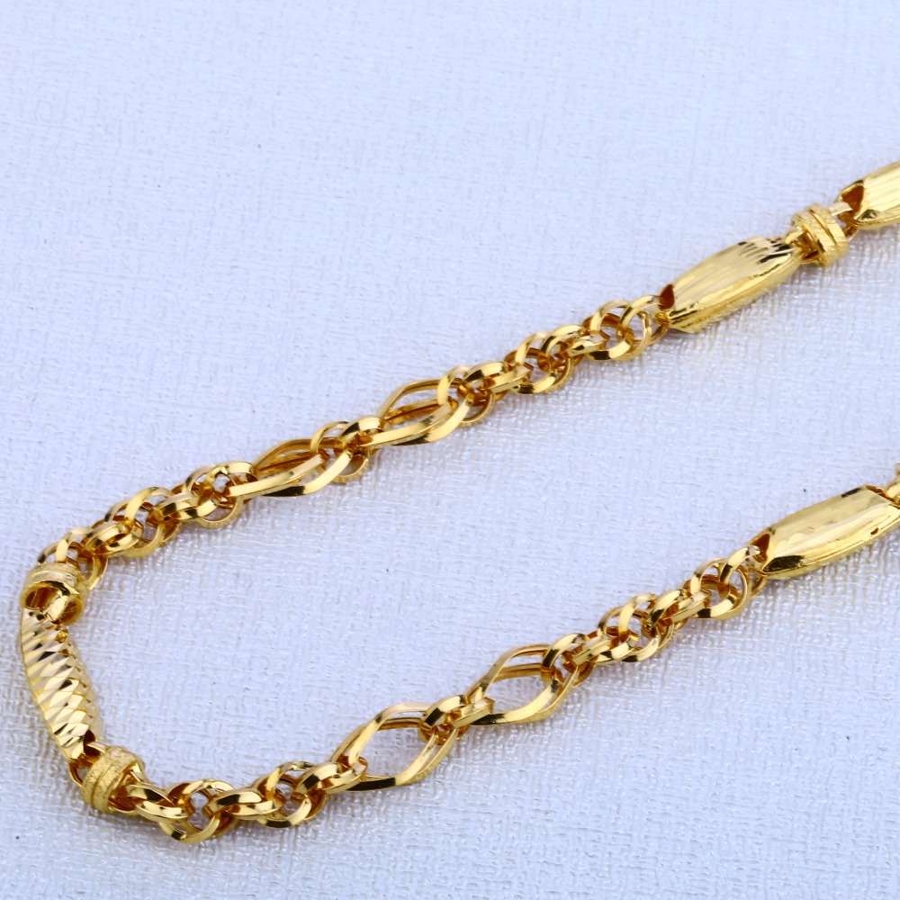 916 Gold Classic Choco Chain MCH56 - Image 2