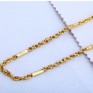916 Gold Hallmarks Fancy Chain MCH50