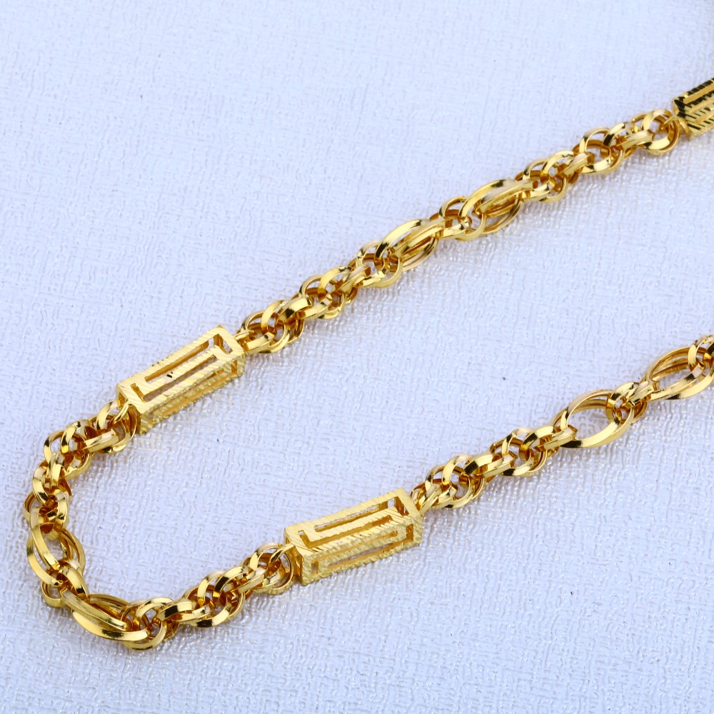 22ct Gol Hallmark Classic Choco Chain MCH46 - Image 2