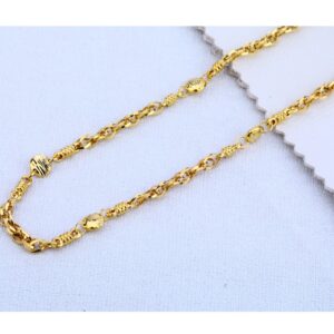 22CT Gold Hallmark Men's Fancy Choco Chain MCH37