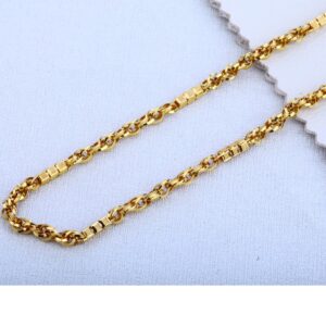 916 Gold Mens  Hallmark  Fancy Choco Chain MCH231