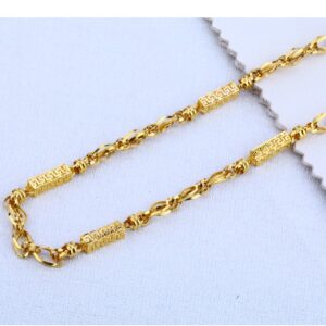 916 Gold Mens  Hallmark  Stylish Choco Chain MCH230