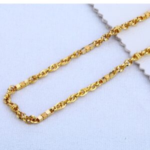 22kt gold men's classic choco chain mch28