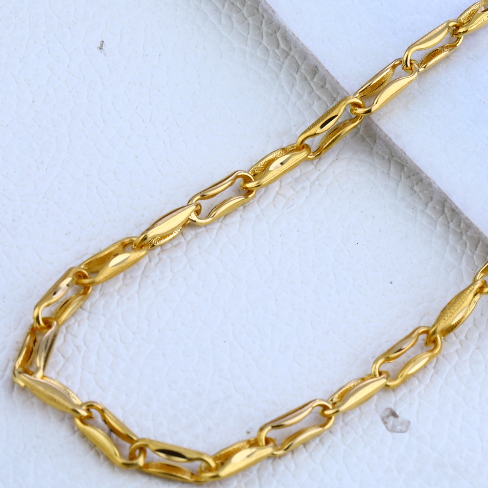 22ct Gold hallmark fancy Chain MCH174 - Image 2