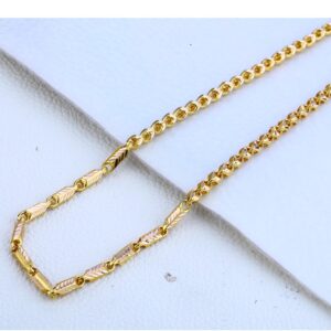 916 gold Hallmark  Mens Choco Chain MCH164