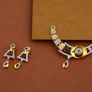 916 Gold Exclusive Cz Pendant MP29