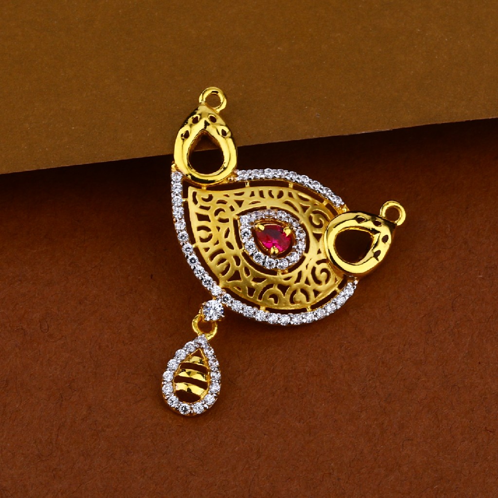 916 Gold Color Stone Pendant MP33