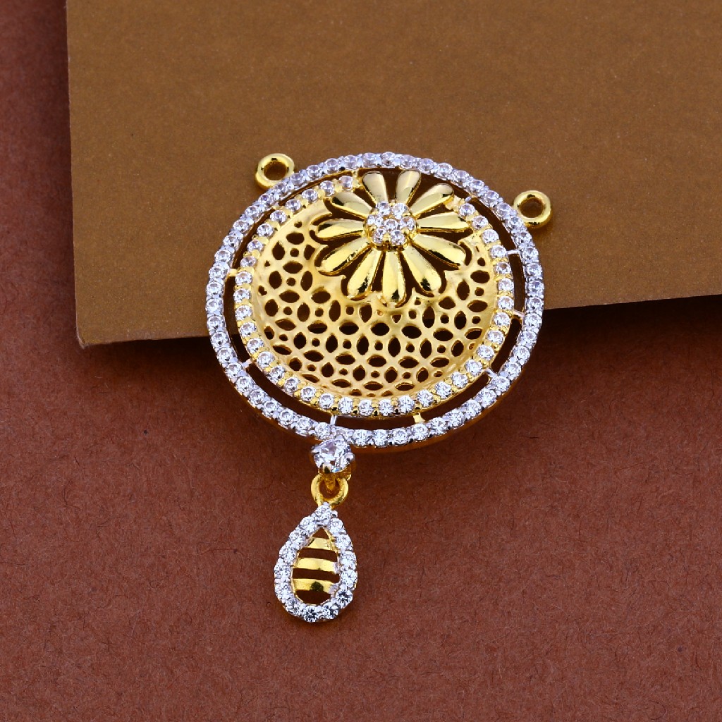 916 Gold Cz Mangalsutra Pendant MP52