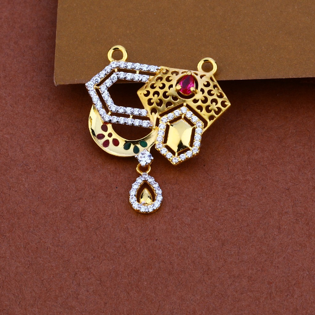 916 Gold Cz Exclusive Pendant MP55