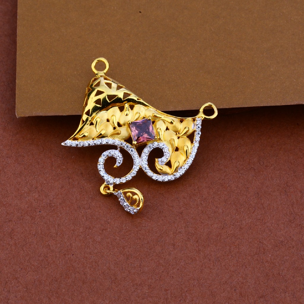 916 Gold Classic Mangalsutra Pendant MP64