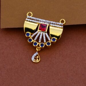 916 Gold Cz Fancy Mangalsutra Pendant MP74