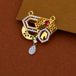 916 Gold Hallmark Designer Pendant MP107