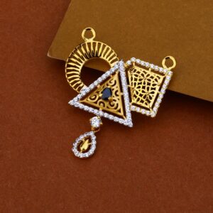 916 Gold Cz Mangalsutra Pendant MP115