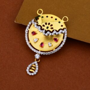 916 Gold Hallmark Mangalsutra Pendant MP116