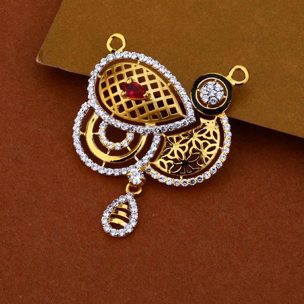 916 Gold fancy Mangalsutra Pendant MP117