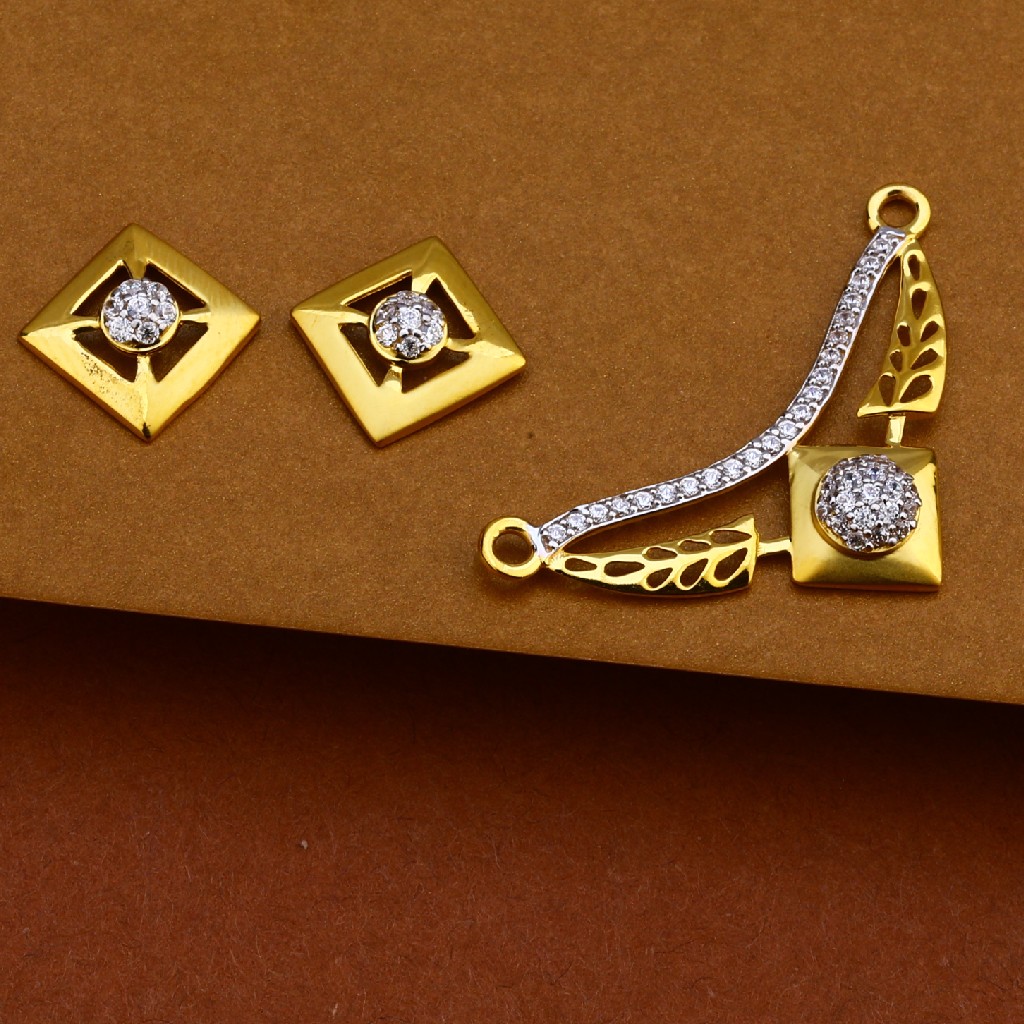 916 Gold Fancy Mangalsutra Pendant MP134