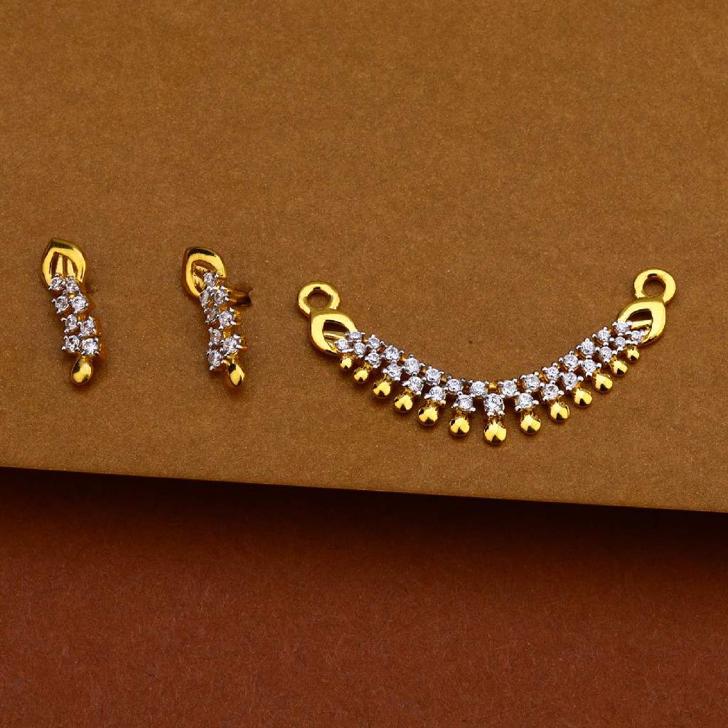 22kt Stylish Gold Mangalsutra Pendant MP149