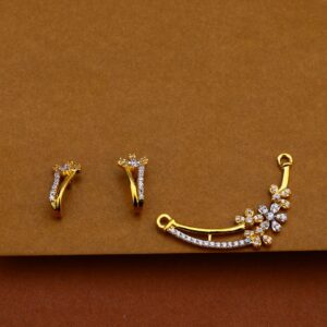 916 Gold Exclusive Cz Mangalsutra Pendant MP154
