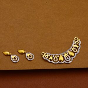 916 Gold Stylish Mangalsutra Pendant MP165