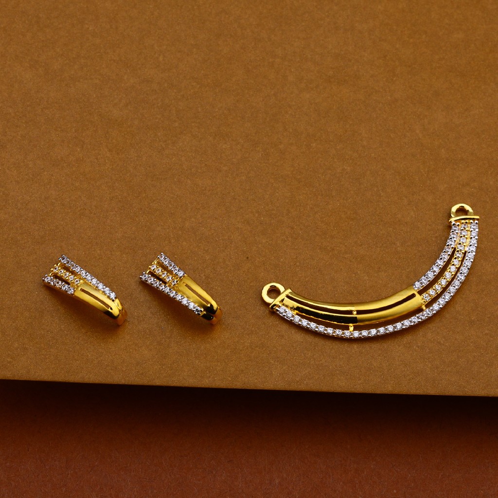 916 Gold Fancy Mangalsutra Pendant MP164