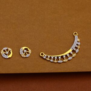 916 Cz Gold Hallmark Pendant MP176