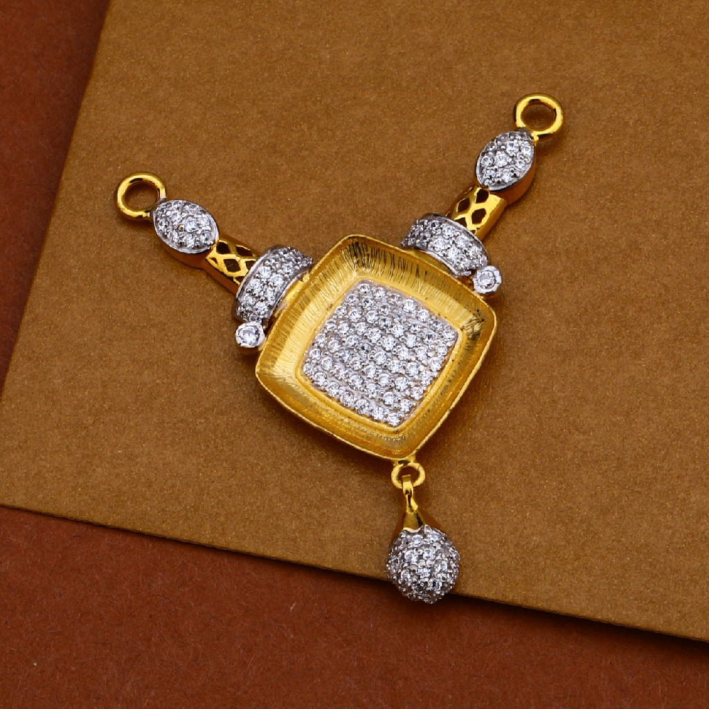 22ct Cz Fancy Mangalsutra Pendant MP183