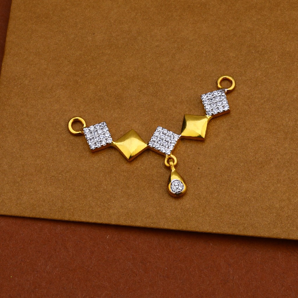 916 Gold Designer Mangalsutra Pendant MP188
