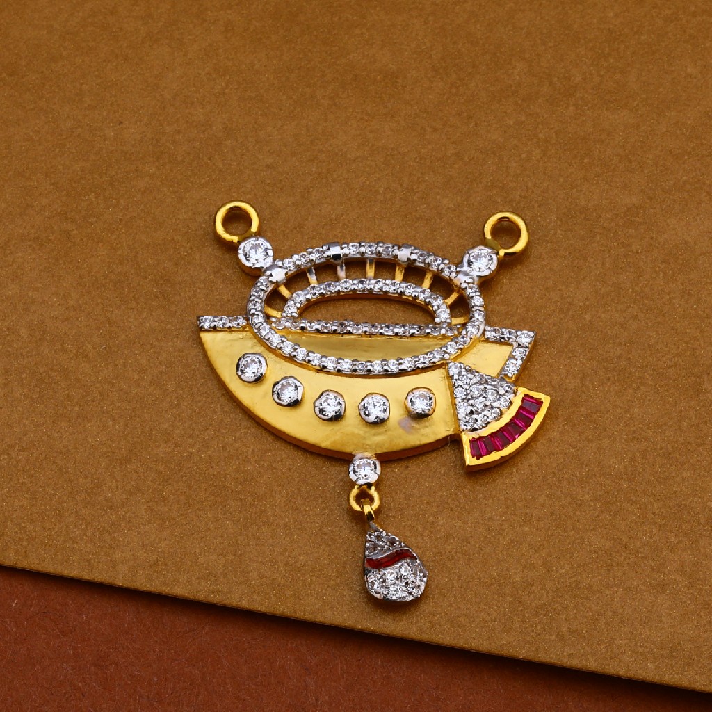 916 Gold Fancy Mangalsutra Pendant MP189