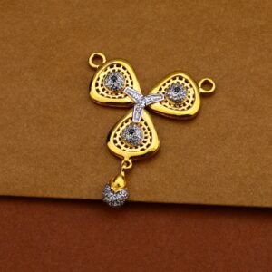 916 Gold Diamond Mangalsutra Pendant MP195