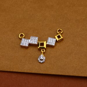 916 Gold Exclusive Cz Mangalsutra Pendant MP197