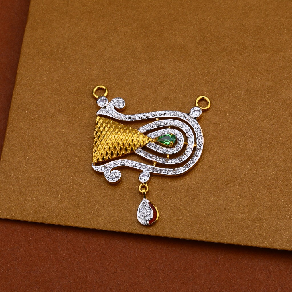 916 Gold Classic Mangalsutra Pendant MP198