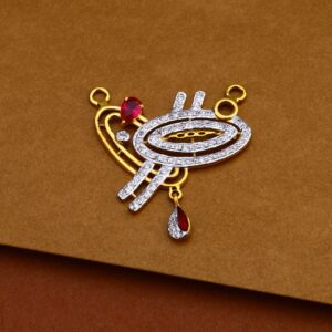 916 Gold Cz Hallmark Mangalsutra Pendant MP207
