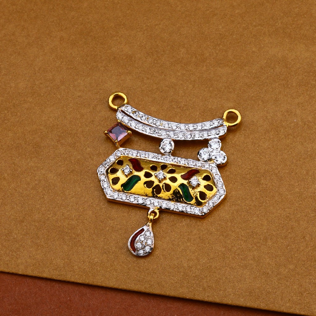 916 Gold Hallmark Designer Pendant MP216