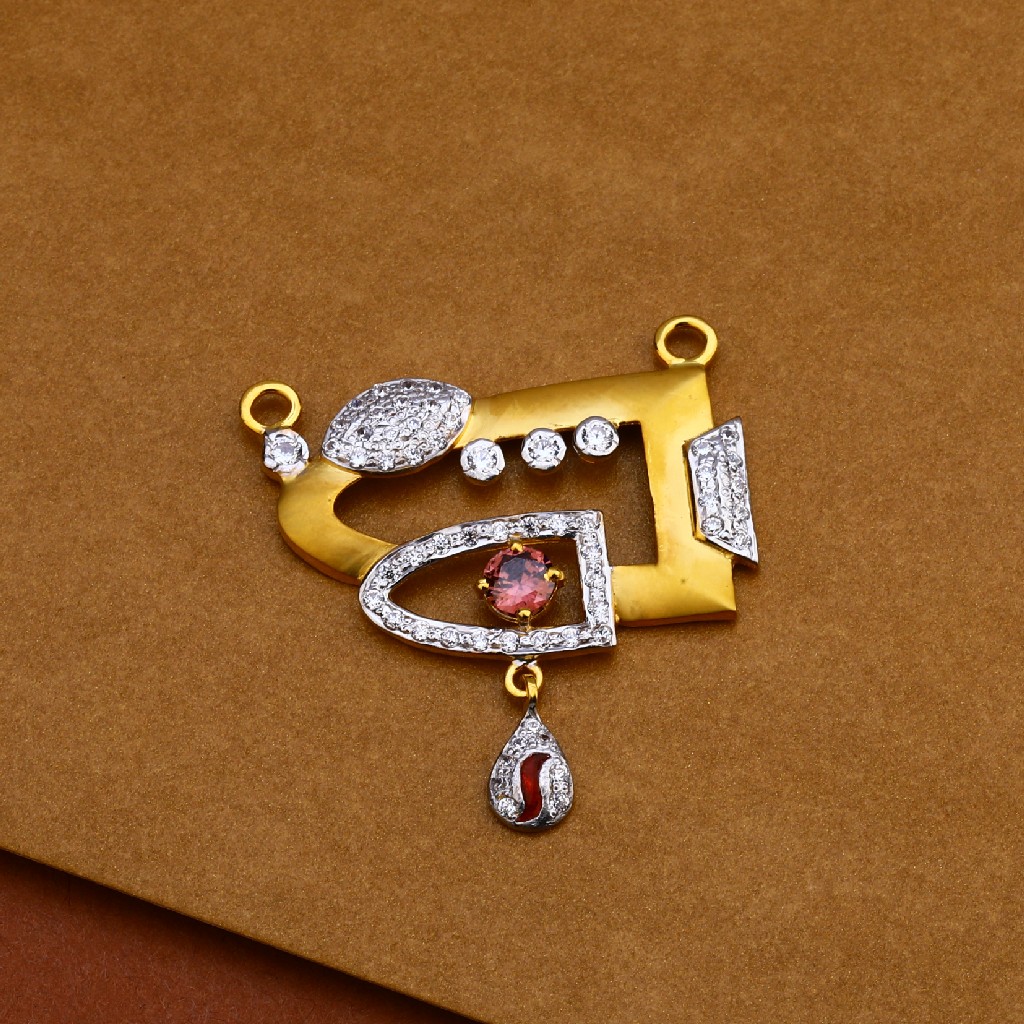 916 Gold Classic Mangalsutra Pendant MP219