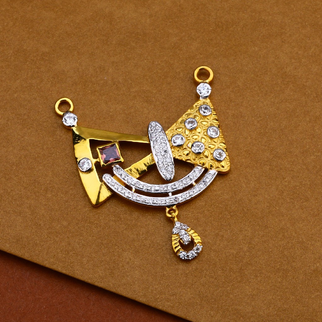 916 Gold Fancy Mangalsutra Pendant MP220