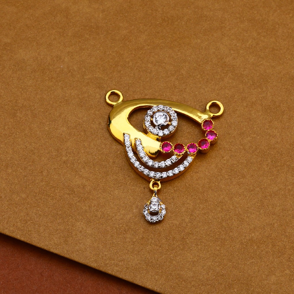 22kt Gold Stylish Mangalsutra Pendant MP221