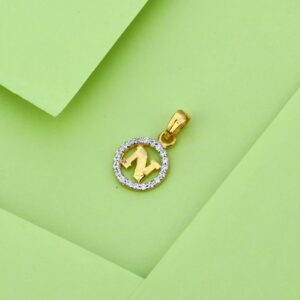 916 Gold Cz classic Fancy Pendant LP21