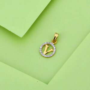 916 Gold Exclusive Letter Pendant LP25