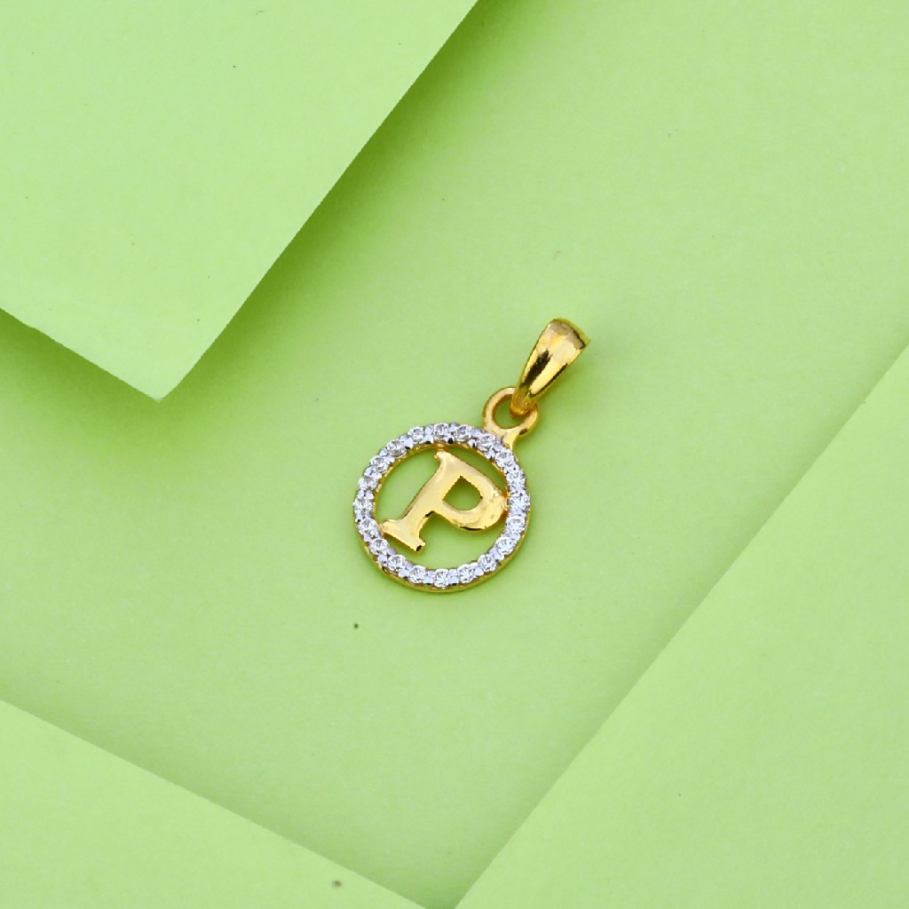 22ct Gold Fancy Letter Pendant LP26