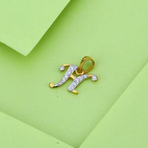 916 Gold Cz Fancy Pendant LP29