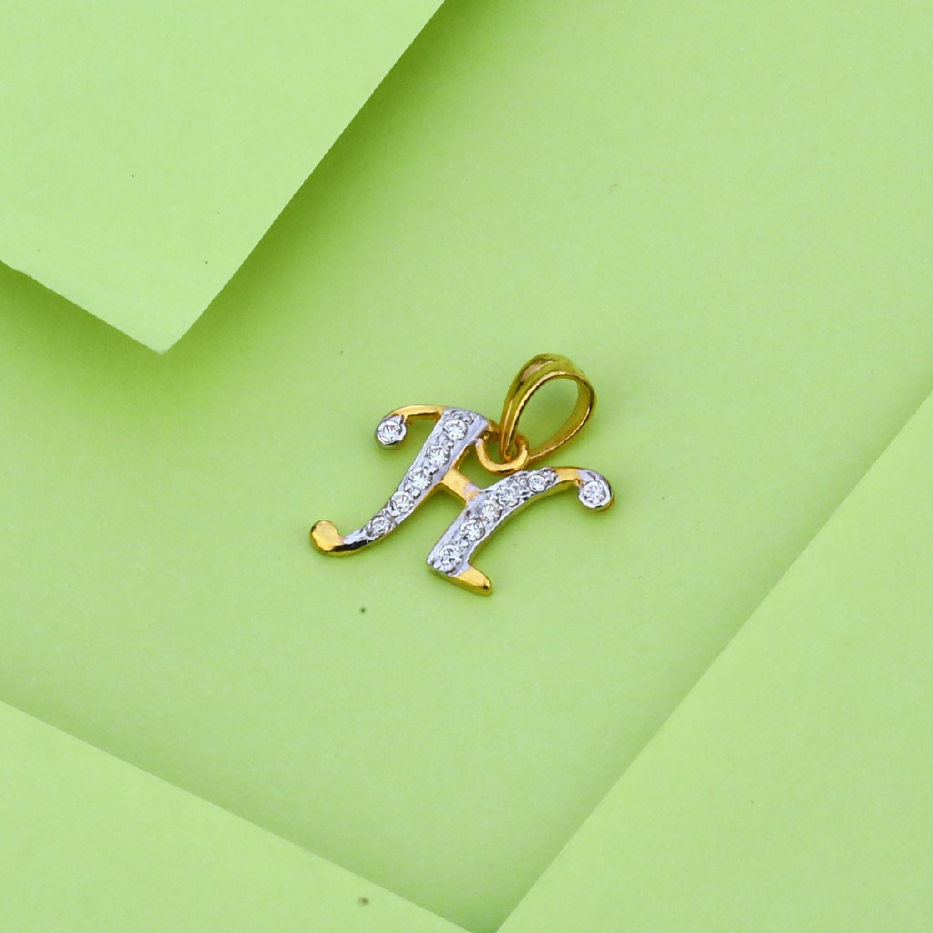 916 Gold Cz Fancy Pendant LP29