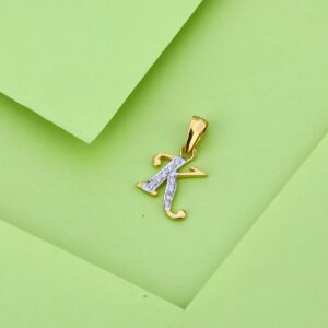 916 Gold Stylish Letter Pendant LP32