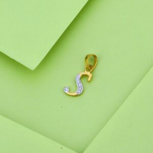 916 Gold Cz Fancy Pendant LP33