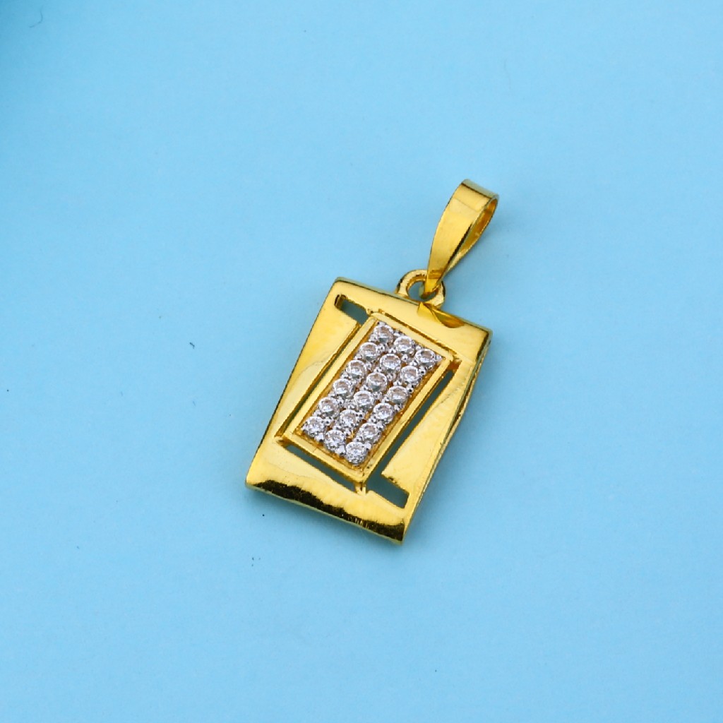 916 Gold Cz Diamond Pendant LFP34