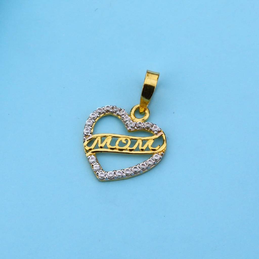 916 Gold Cz Designer Pendant LFP45