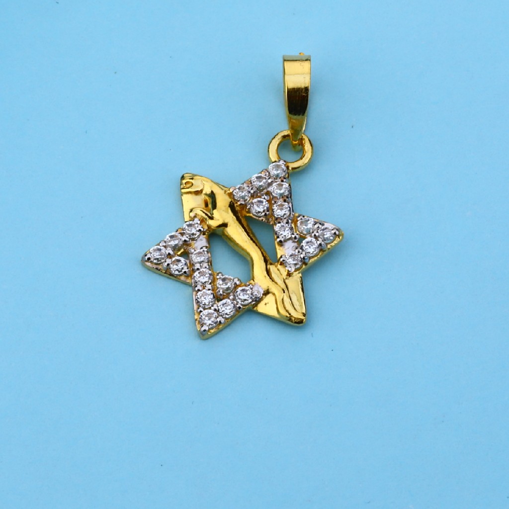 22ct Star Shape Gold Pendant LFP48